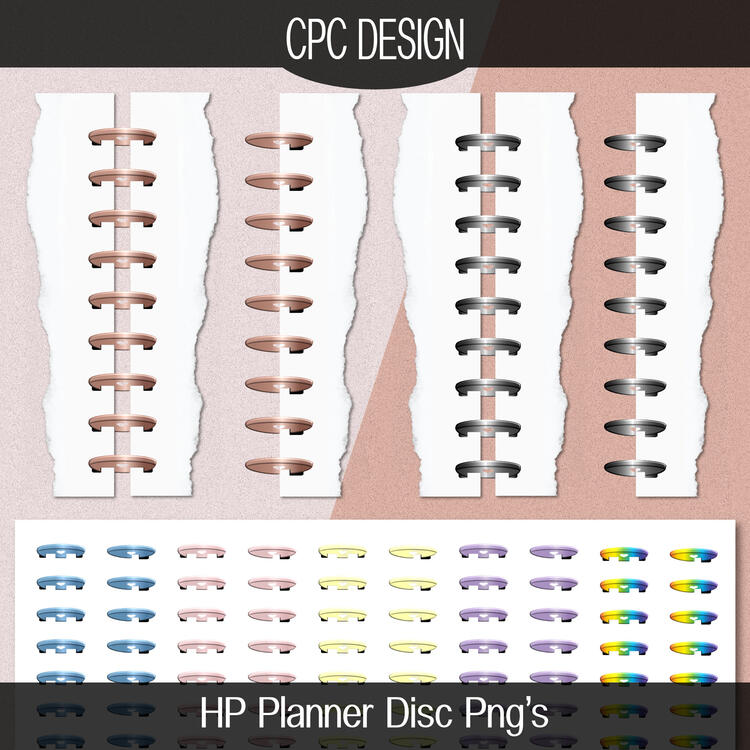 HP Planner Disc PNG's